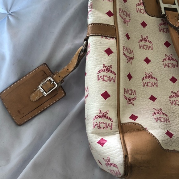 AUTH. MCM Visetos *RARE* Top Handle Top - Picture 5 of 8